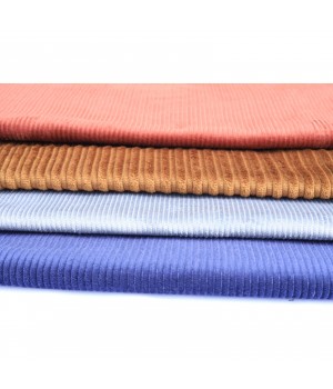 China Factory Supply Premium Quality Corduroy Cotton Fabric Solid And Yarn Plain Style Corduroy Fabric