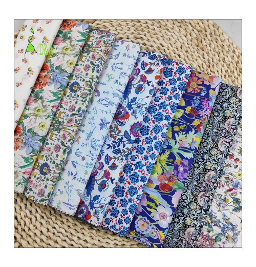 Dianan free sample 100% cotton tana lawn liberty London custom fabric printing fabric for garment Dianan free sample 100% cotton tana lawn liberty London custom fabric printing fabric for garment