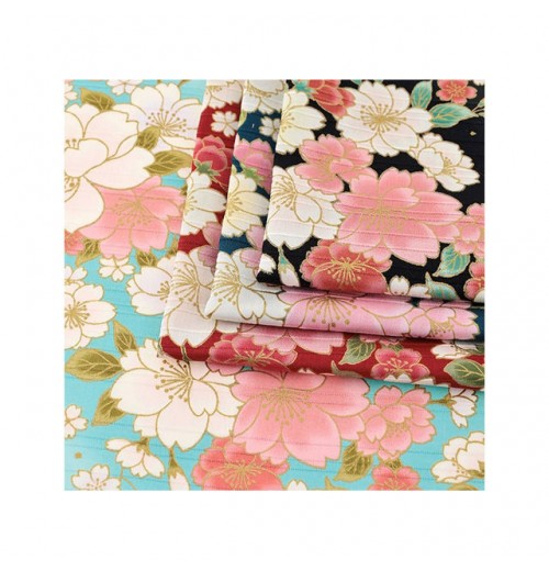 Japanese Pattern Texistyle Custom Women Clothing 100% cotton fabric Japanese Pattern Texistyle Custom Women Clothing 100% cotton fabric
